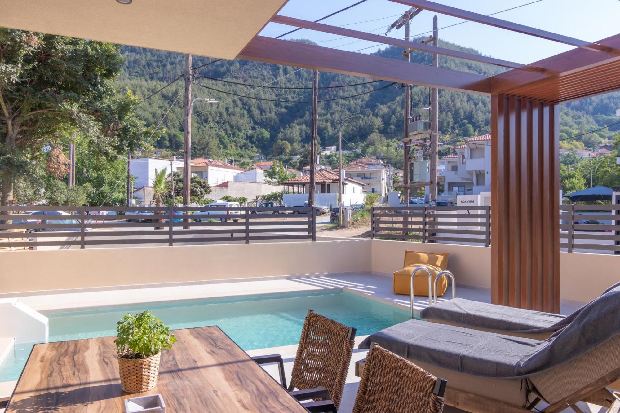Ntinas Seaside Suites Skála Potamiás Eksteriør bilde